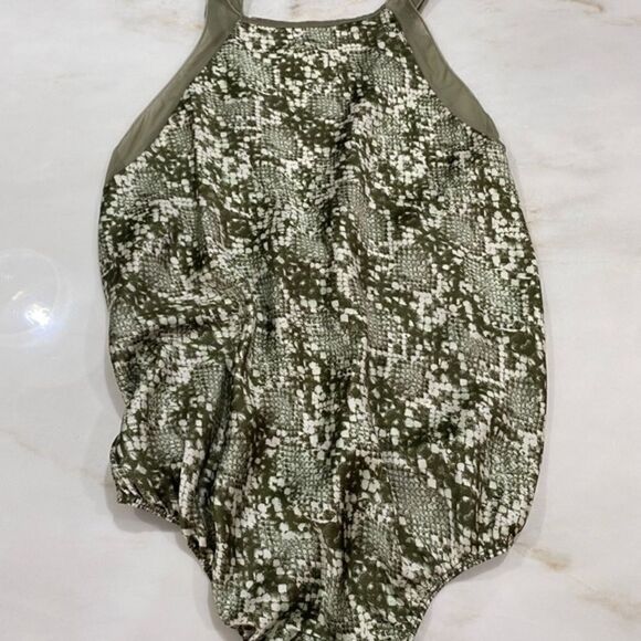 Free People NWOT Python print bodysuit - Picture 2 of 6